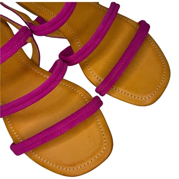 UGG Mytis Fuschia Suede Leather Sandals Women’s Size 10 boho spring summer - Picture 7 of 12
